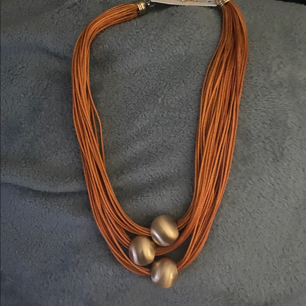 I.AM.GIA Orange Multi-Strand Necklace
